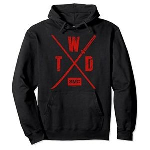 amc The Walking Dead unisex black pullover hoodie.